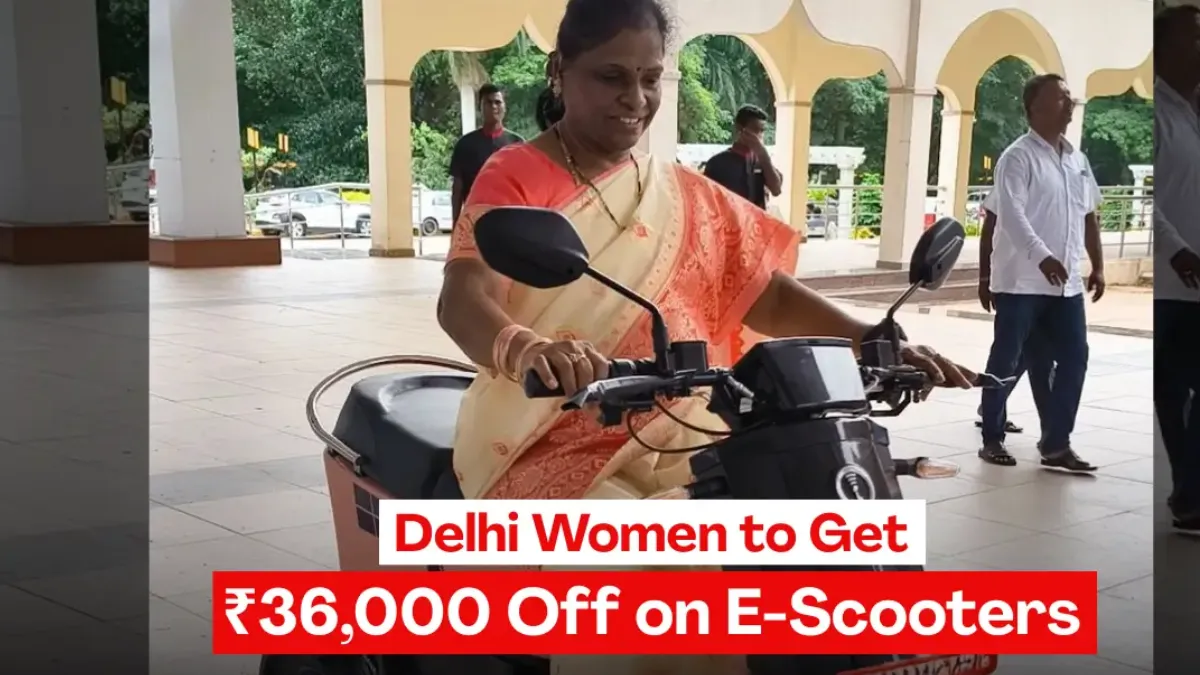Electric Scooter Offer for Women: ₹46,000 Subsidy Announced by Delhi Govt
